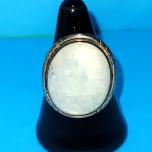 Moonstone Ring Sterling Silver